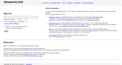Desktop Screenshot of binsearch.info