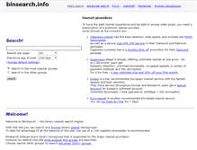Tablet Screenshot of binsearch.info